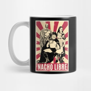 Retro Vintage Nacho Libre Family Mug